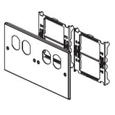 Legrand - Wiremold 4047-2BBXX 6000/4000® Series Four-Gang Overlapping Cover with Two Duplex Openings